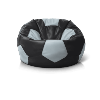 Крісло м''яч Black + Grey' — м’які меблі для дому, комфорт і зручність на кожен день.